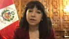 Mirtha Vásquez llama a mantener la estabilidad en Perú