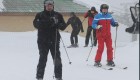 Putin y Lukashenko esquiaron en Rusia
