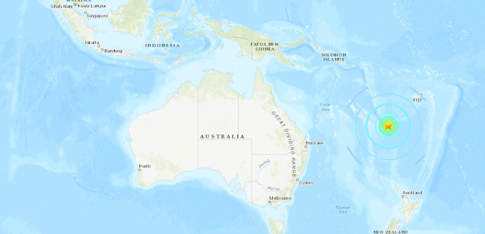 Terremoto de 7.7 sacude Nueva Caledonia;  haoi amenaza de tsoenami