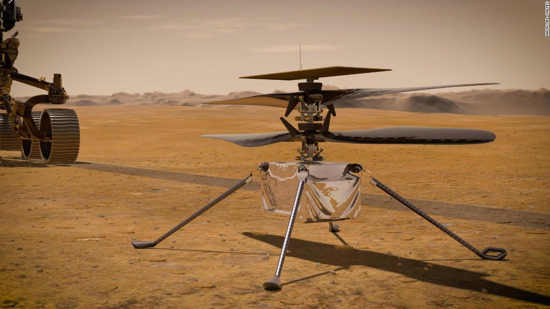 Rover Companion Intelligent Helicopter calls home from Mars