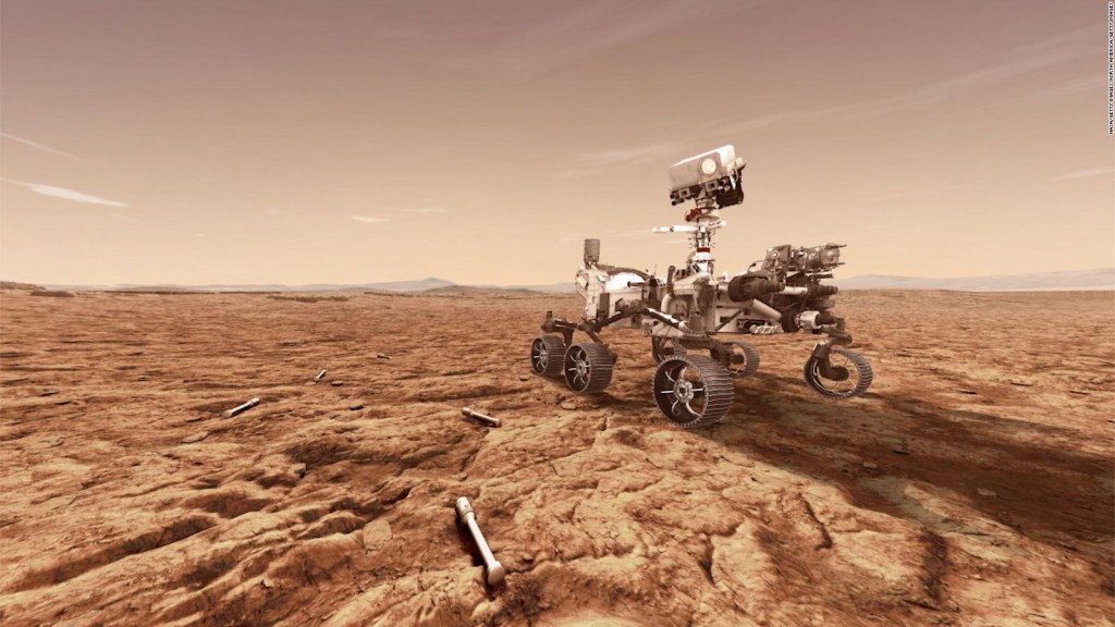 Incredibili foto rover del perseverante rover su Marte