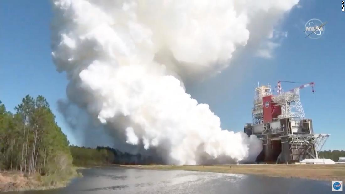 NASA successfully tests the Artemis mission rocket