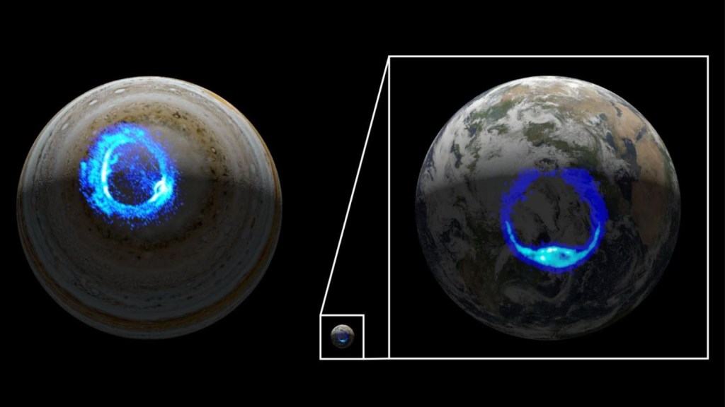 NASA reveals the origin of the auroras on Jupiter