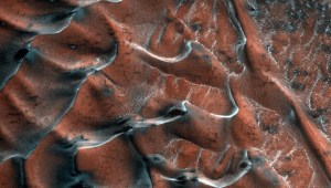 NASA publica foto de las dunas congeladas de Marte