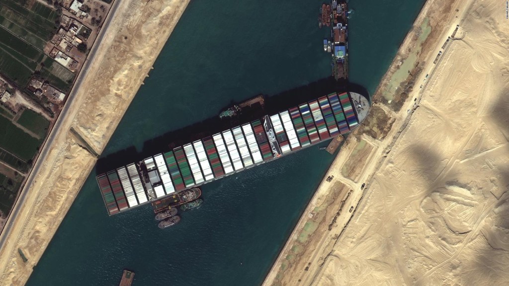 Impacto comercial por bloqueo en el canal de Suez