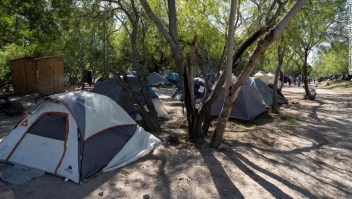 campamento de migrantes Matamoros