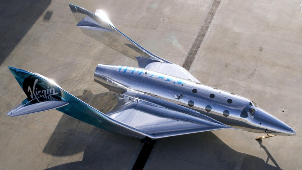 This is the new Virgin Galactic spacecraft