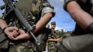 Suiza: ropa interior femenina para mujeres del ejército
