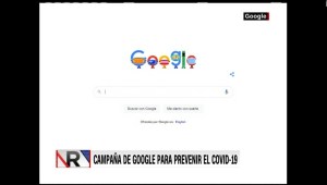 El doodle de Google para concientizar sobre el covid-19