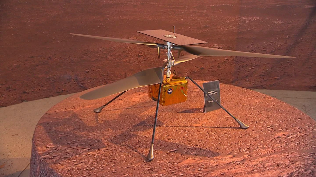 Ingenuity, the first flight to Mars