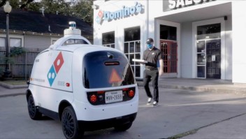 Robot hará entrega de pedidos de Domino's Pizza