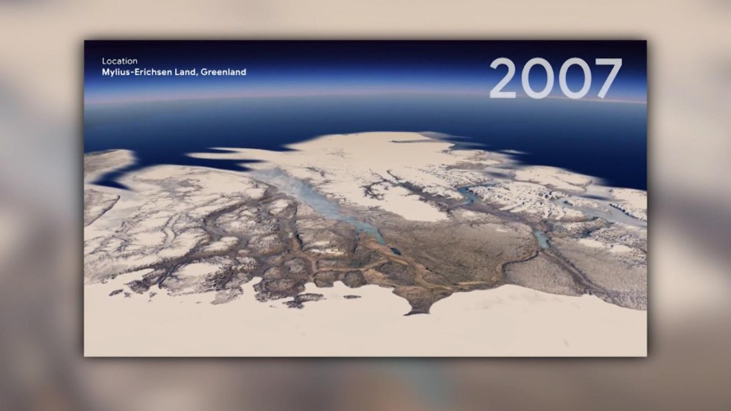 Google Earth ahora muestra el cambio climático