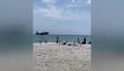 Video: avión aterrizó de emergencia en playa de Florida