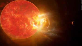 La estrella Próxima Centauri emite una llamarada gigante