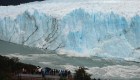 Sorprendente desprendimiento en el glaciar Perito Moreno