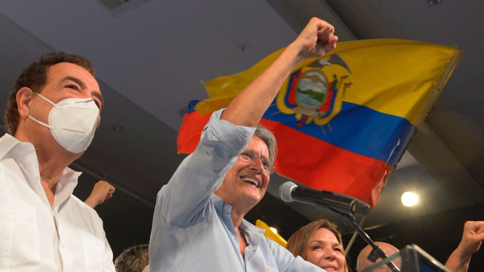 The winning candidate in Ecuador is Guillermo Lasso