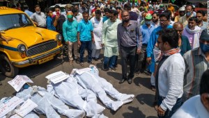 India covid record muertes hospitales