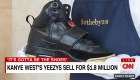 Zapatillas d Kanye West se venden en 1,8 millones de dólares