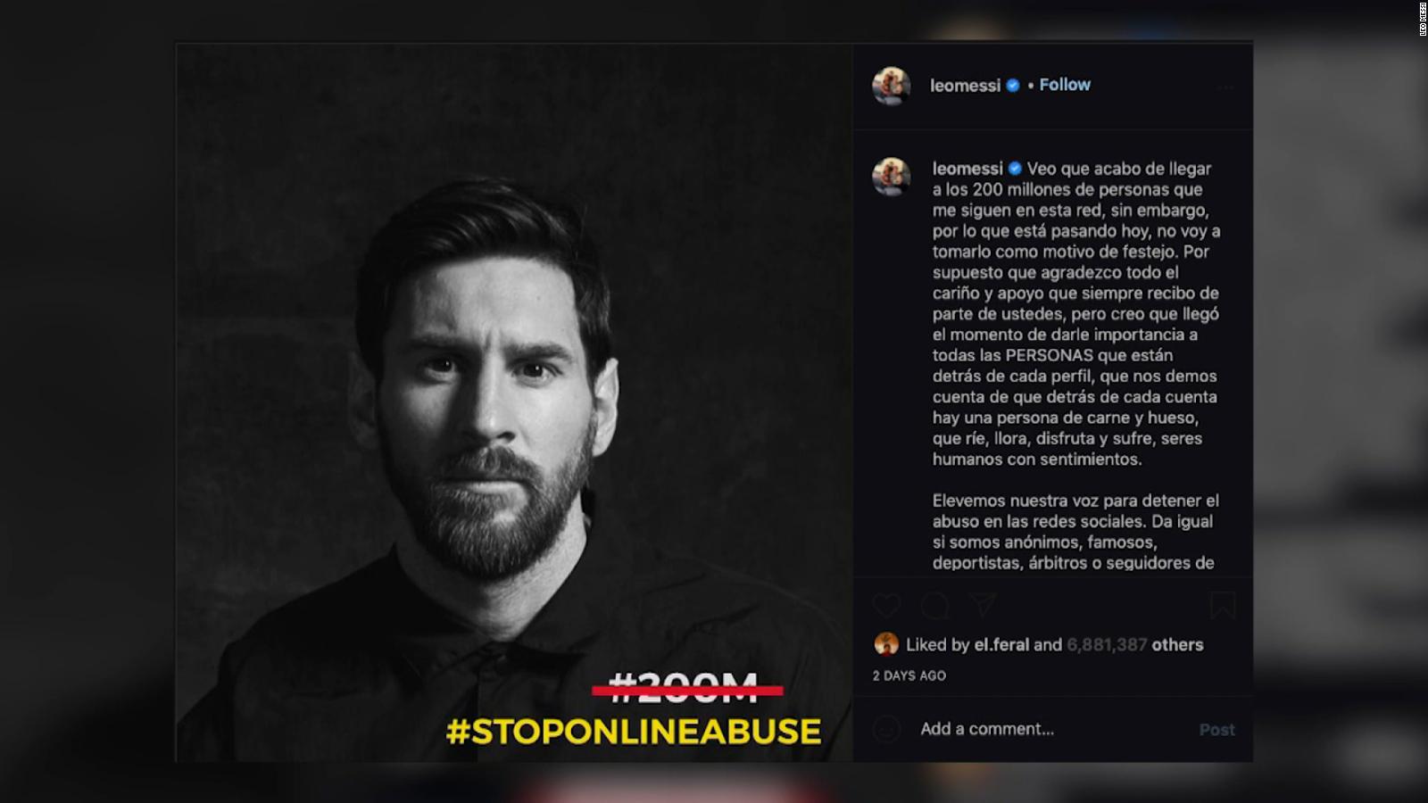 Messi’s message on Instagram by reaching 200 million followers |  Video