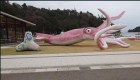 Japón gasta fondos para el covid-19 en una peculiar estatua