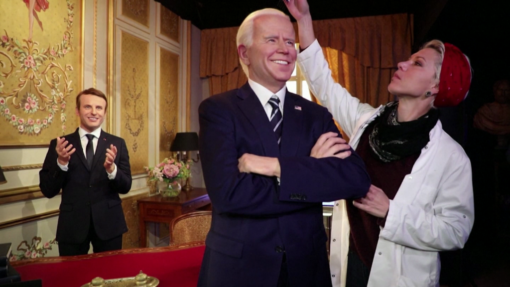 Joe Biden es inmortalizado en el museo de cera de París