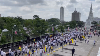 Así va la Marcha del Silencio en Cali, Colombia
