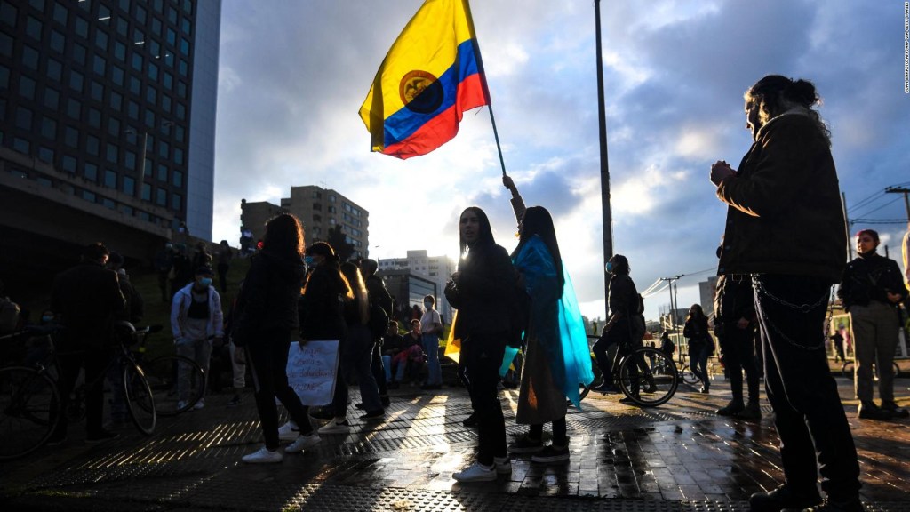 El operativo de seguridad ante las protestas en Colombia