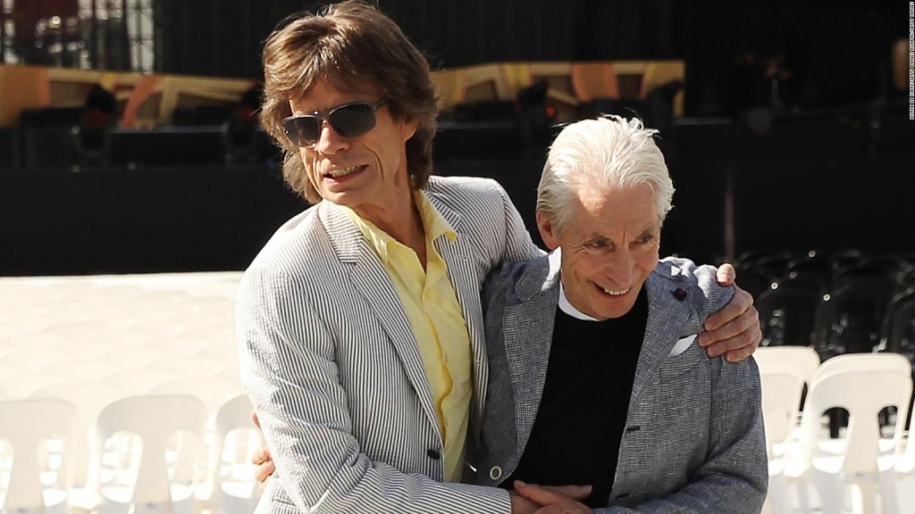 Mick Jagger Saluda A Charlie Watts En Su Cumpleanos