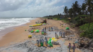 Alerta en Sri Lanka por contaminación en el mar