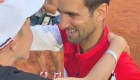 Niño que recibió raqueta de Djokovic: Un honor asesorarlo