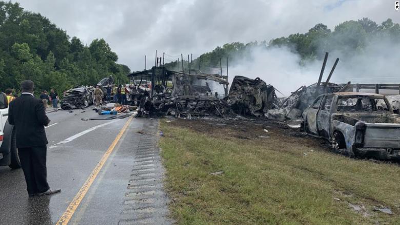 Testigo accidente tráfico Alabama