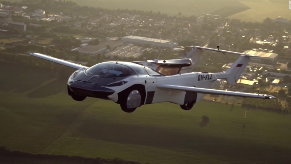 This flying car completes its first flight between the city