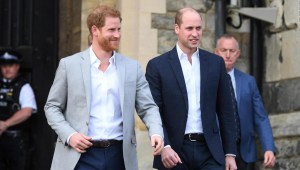 El reencuentro entre los príncipes Harry y William