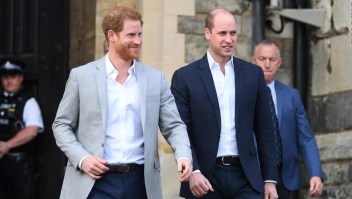 El reencuentro entre los príncipes Harry y William