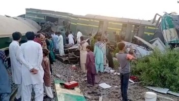 Accidente tren Pakistán