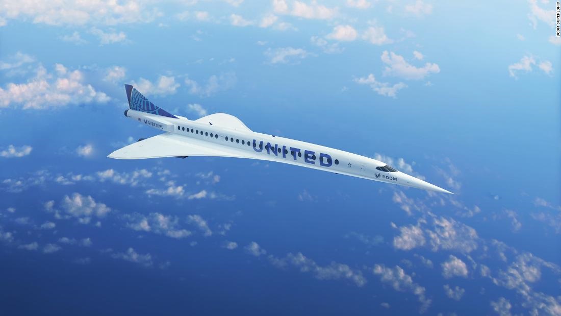 United Airlines agrees to buy 15 supersonic jets.