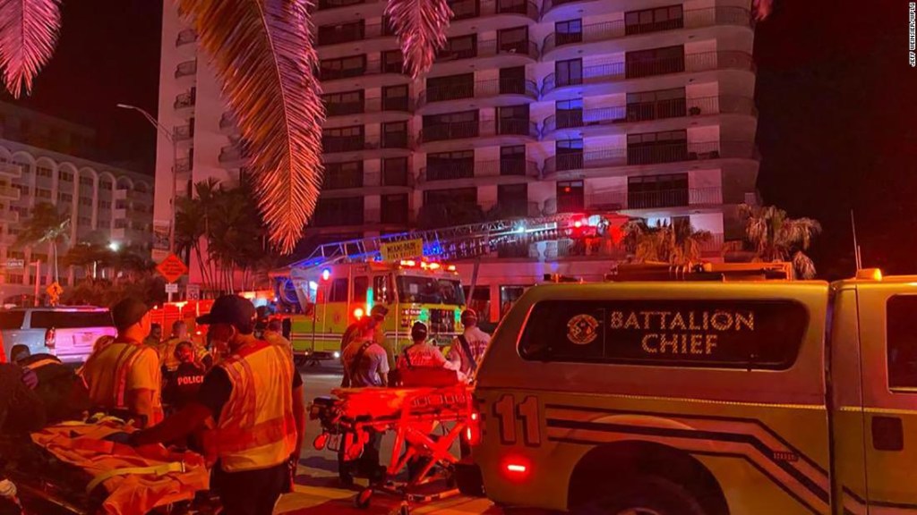 Colapso de edificio cerca de Miami: lo que los testigos dicen haber visto