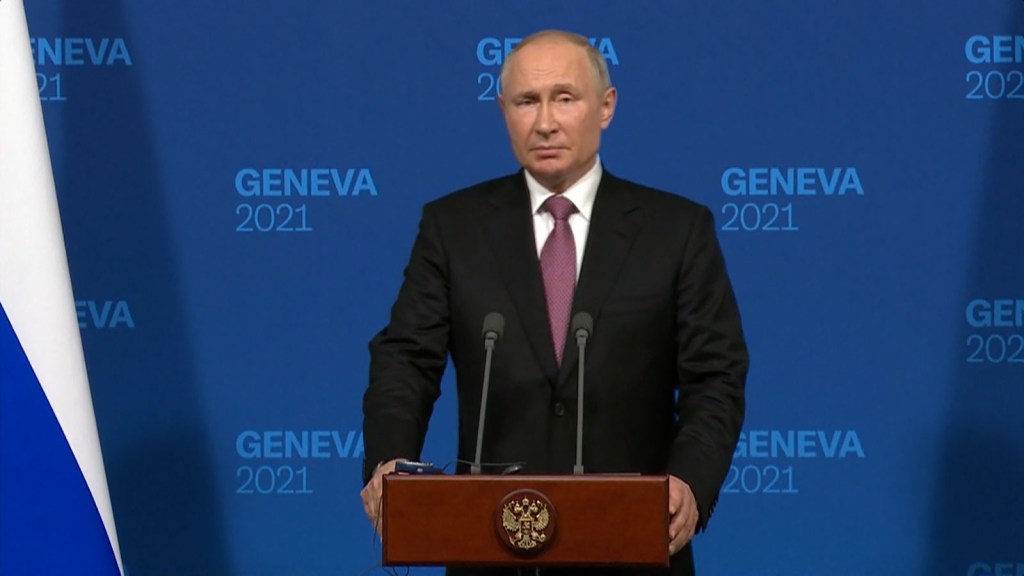 Putin dice a CNN: No hubo hostilidad con Biden