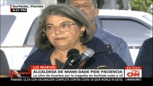 Alcaldesa de Miami-Dade: Se recuperó una víctima más