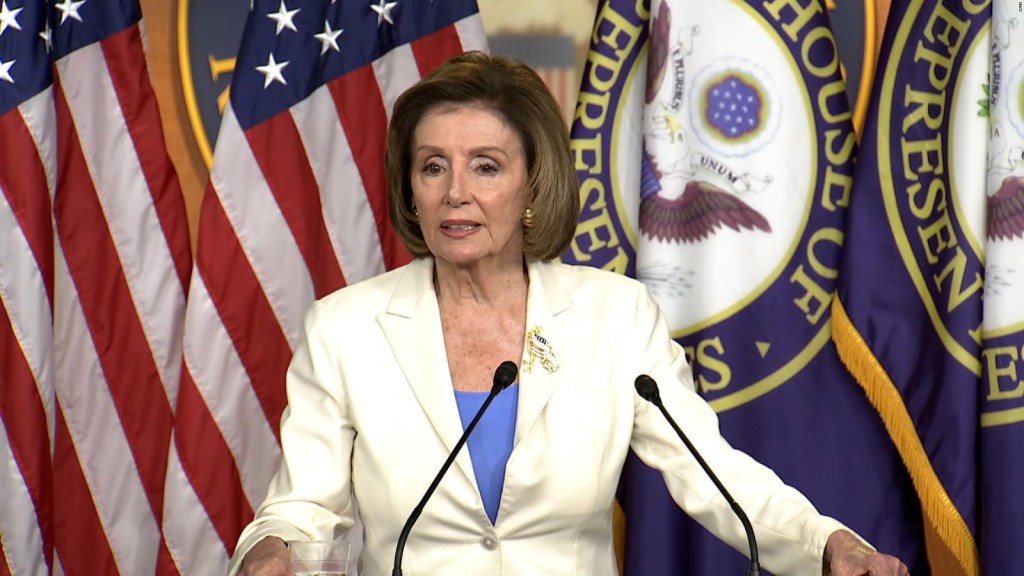 La presidenta de la Cámara de Representantes, Nancy Pelosi, confirmó que este viernes tratarán el proyecto sobre armas.