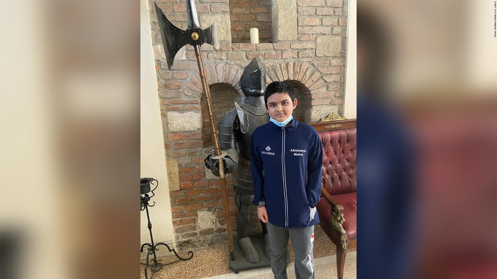 Abhimanyu Mishra, de 12 años, el Gran Maestro más joven de la historia del  ajedrez