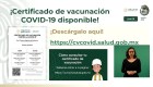 ¿Qué incluirá el certificado de vacunación de México?