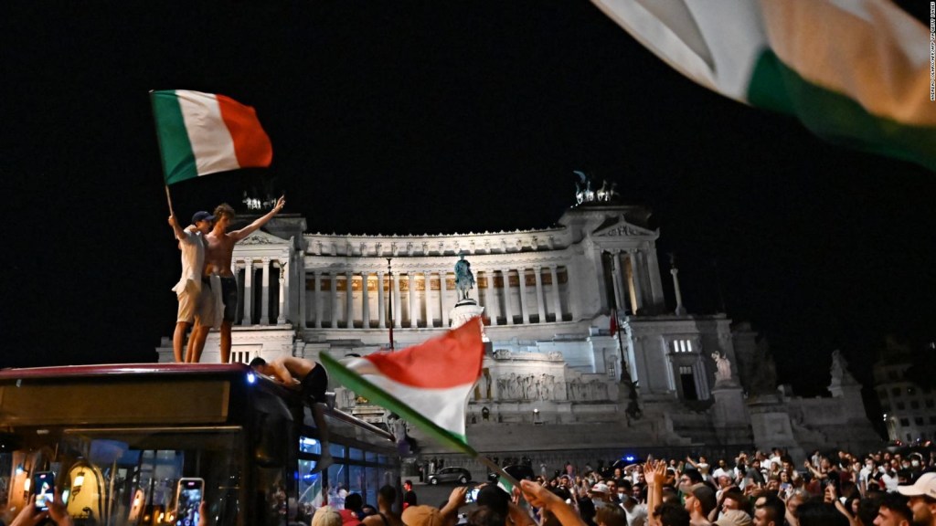 Italia a la final de la Euro: así se celebra en Roma