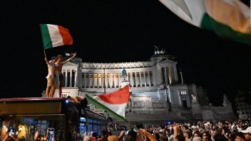 Italia a la final de la Euro: así se celebra en Roma
