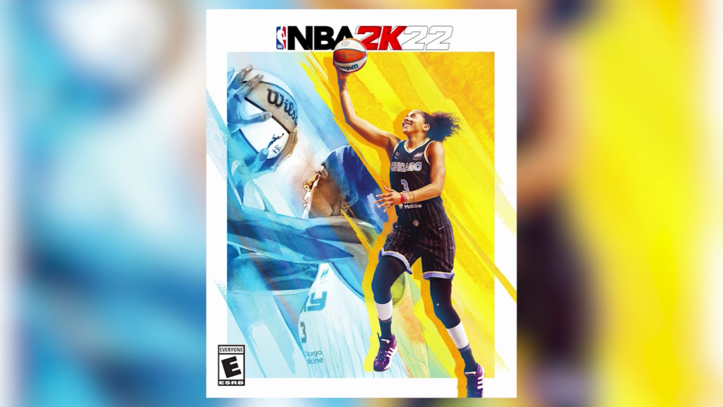 Who's the first woman on the NBA 2K cover?