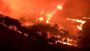 Evacuan a todo un pueblo por los incendios forestales