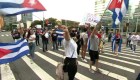 Protestan ante ONU en Nueva York contra dictadura en Cuba