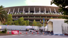 El Estadio Olímpico de Tokio antes de la inauguración