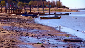 Alerta por el bajo nivel de agua del río Paraná en Rosario