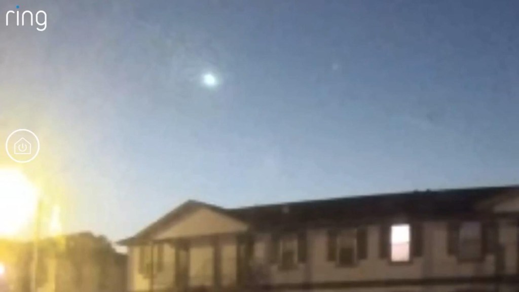 Look at the meteor that lit up the sky in Texas